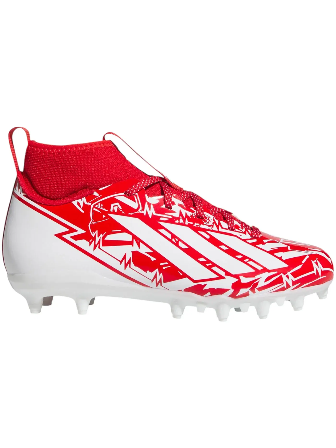 Детские бутсы Adizero Impact.2 II Adidas — изображение 1 из 1, красный/белый/красный