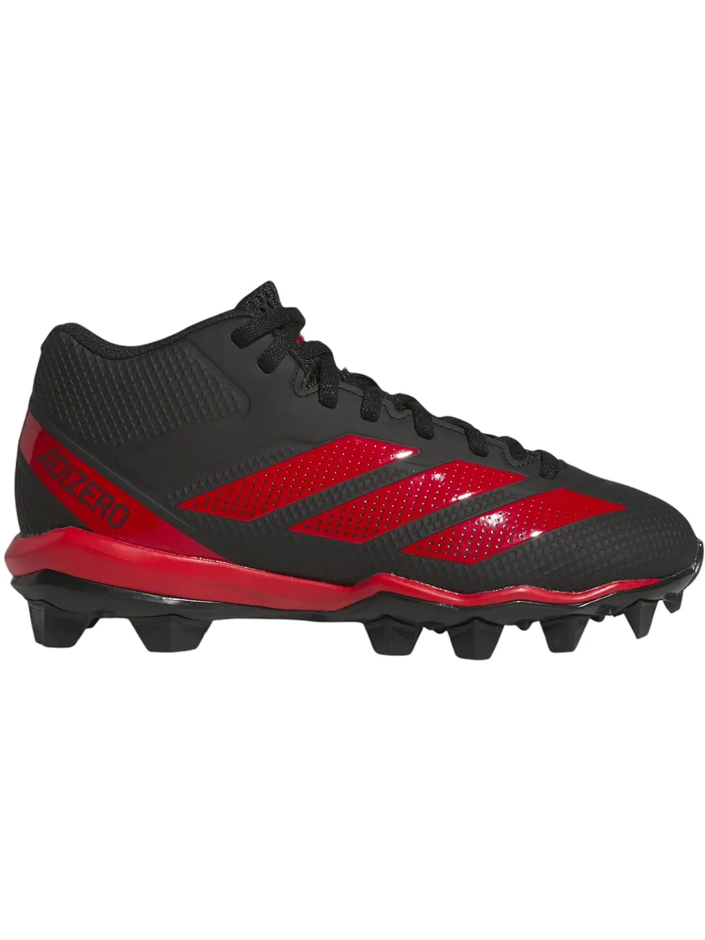 Детские бутсы с шипами Adizero Impact.2 Adidas — изображение 1 из 1, черный/красный/черный