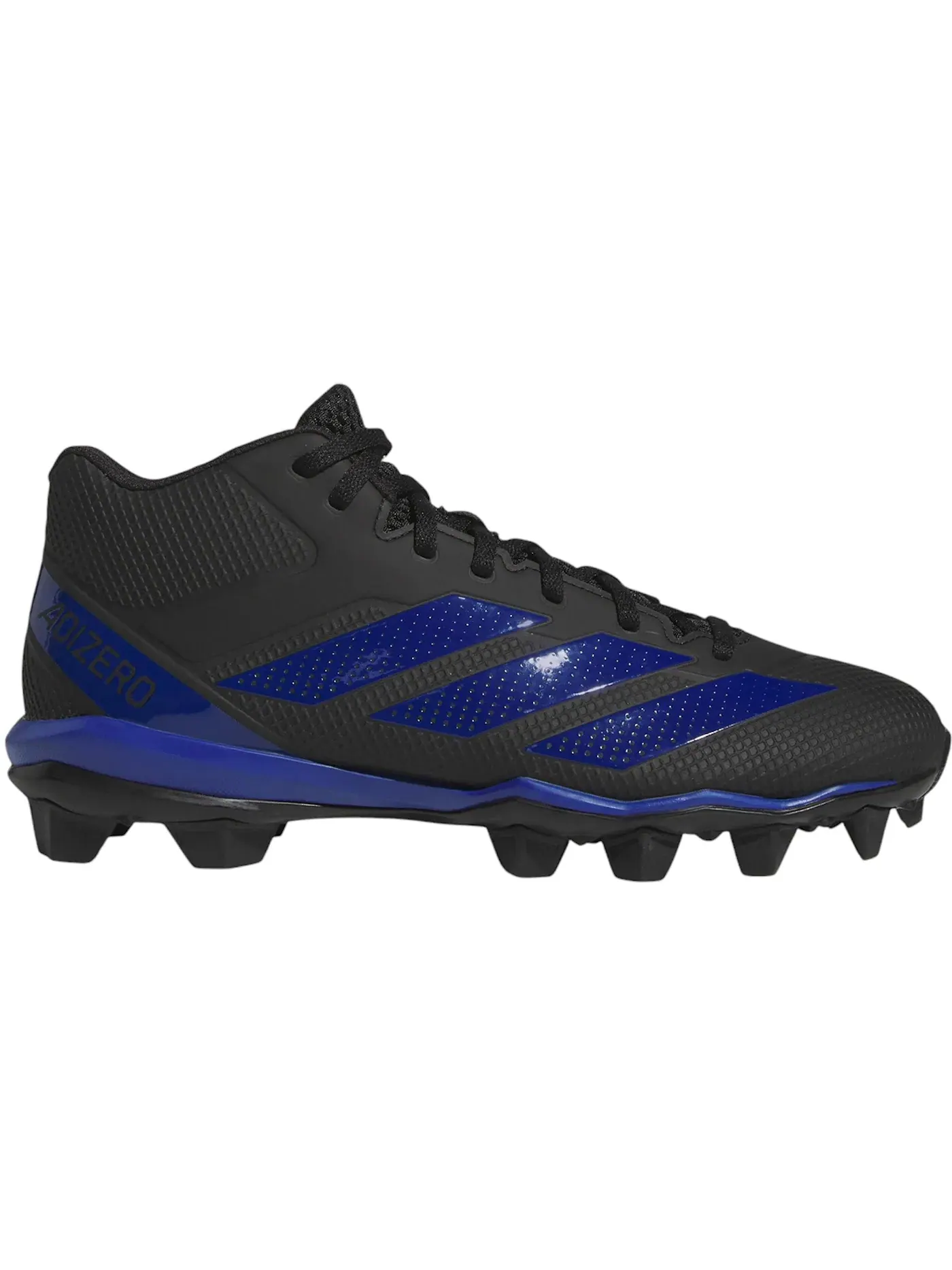 Мужские бутсы с шипами Adizero Impact.2 Molded Rubber Adidas — изображение 1 из 1, черный/синий/черный