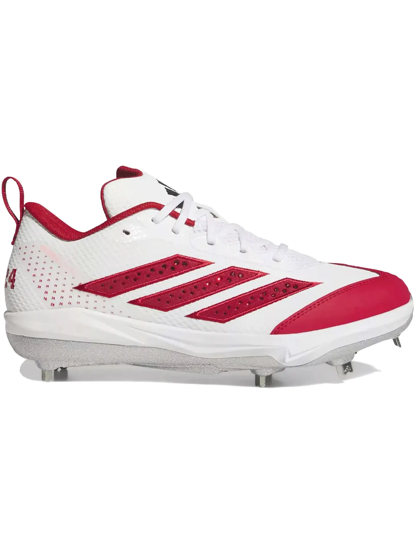 Женские бутсы для софтбола Adizero Instinct 2.0 Adidas — изображение 1 из 1, белый/красный/черный