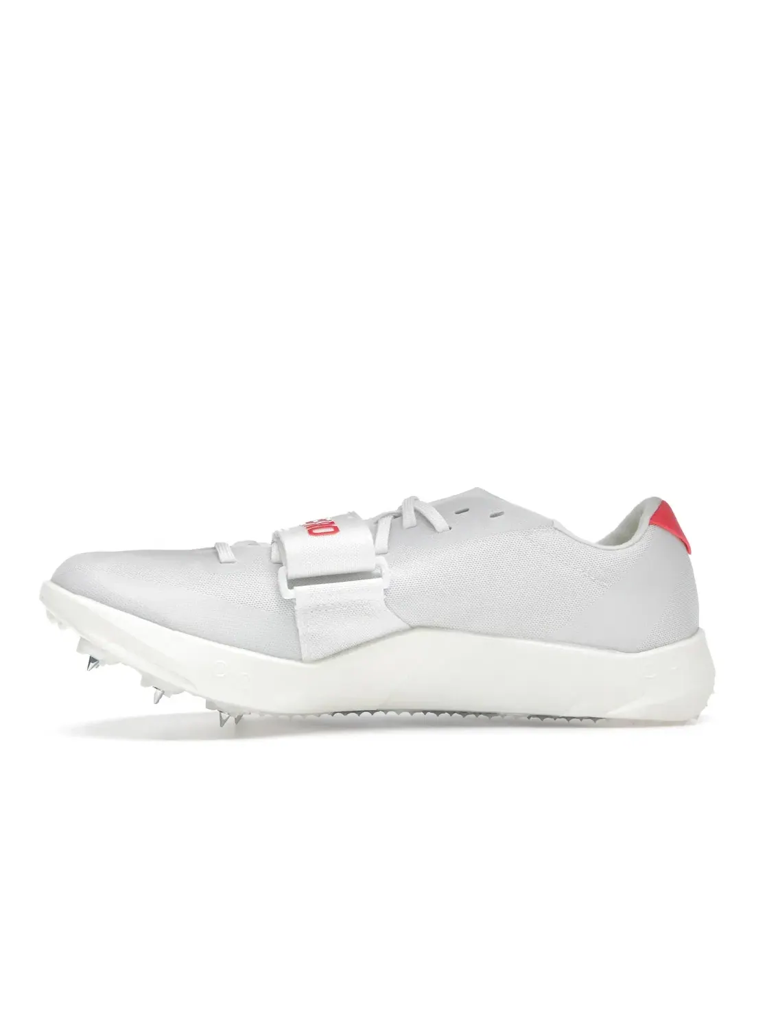 Мужские шиповки с длинным шипом Adizero TJ/PV Track and Field Adidas — изображение 3 из 4, белый черный красный