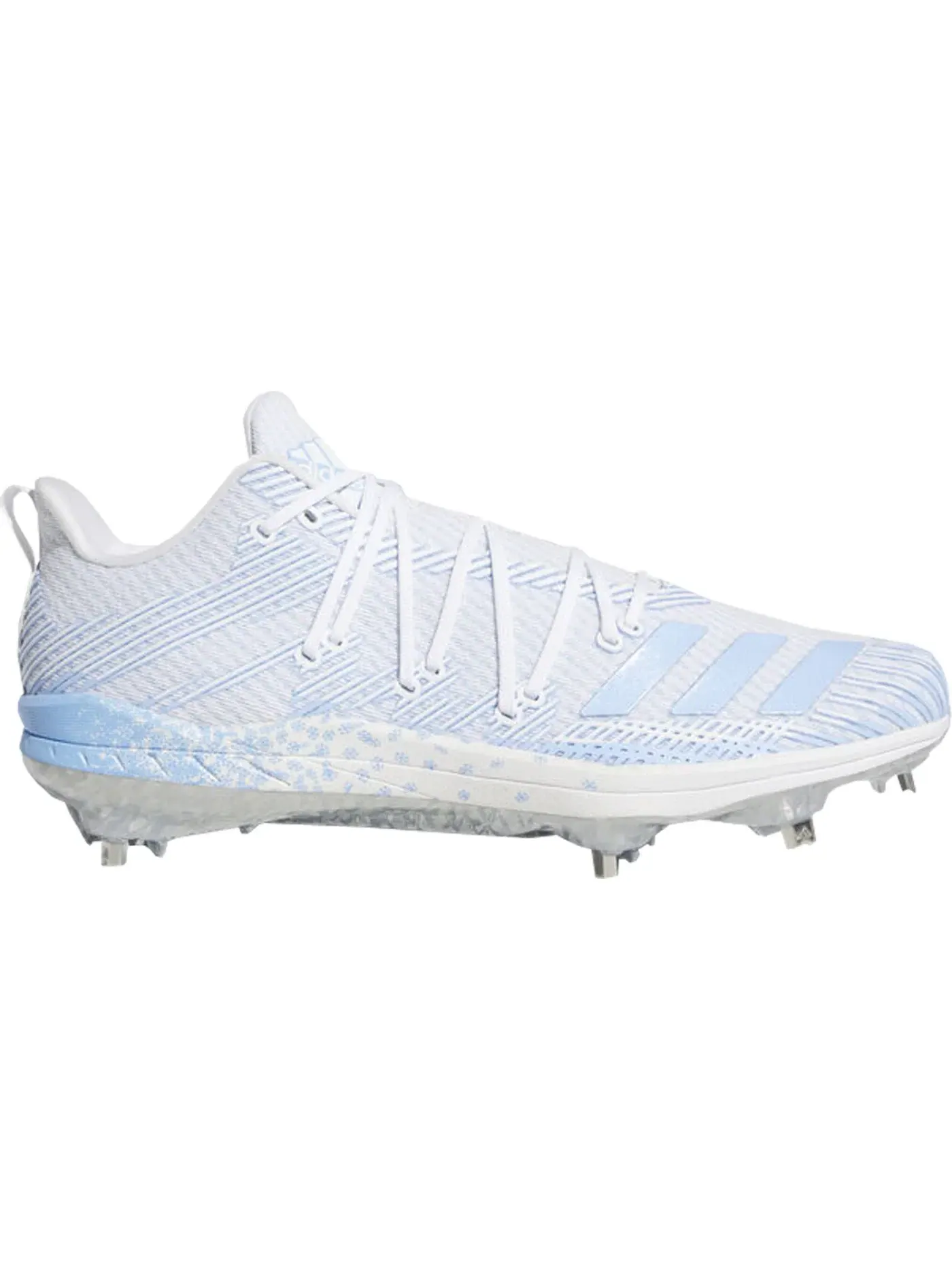 Мужские бутсы с принтом Adidas Afterburner 6 — изображение 1 из 1, белый/белый/синий