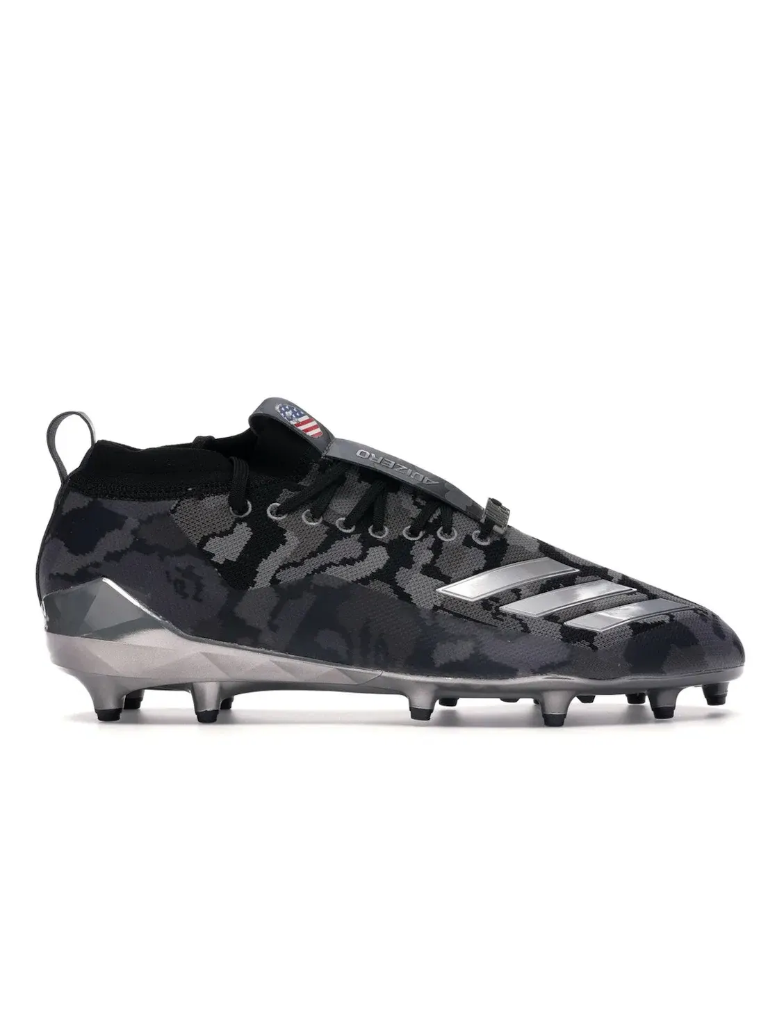 Мужские бутсы с камуфляжным принтом Adidas Cleat Bape Black — изображение 1 из 4, черный/черный/черный