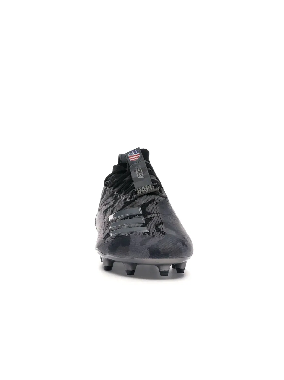 Мужские бутсы с камуфляжным принтом Adidas Cleat Bape Black — изображение 2 из 4, черный/черный/черный