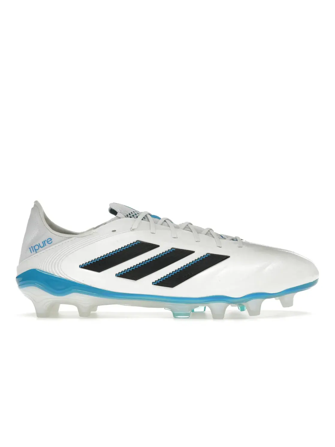 Мужские бутсы с длинным рукавом Adidas Copa 11 Pure FG — изображение 1 из 4, белый/черный/синий