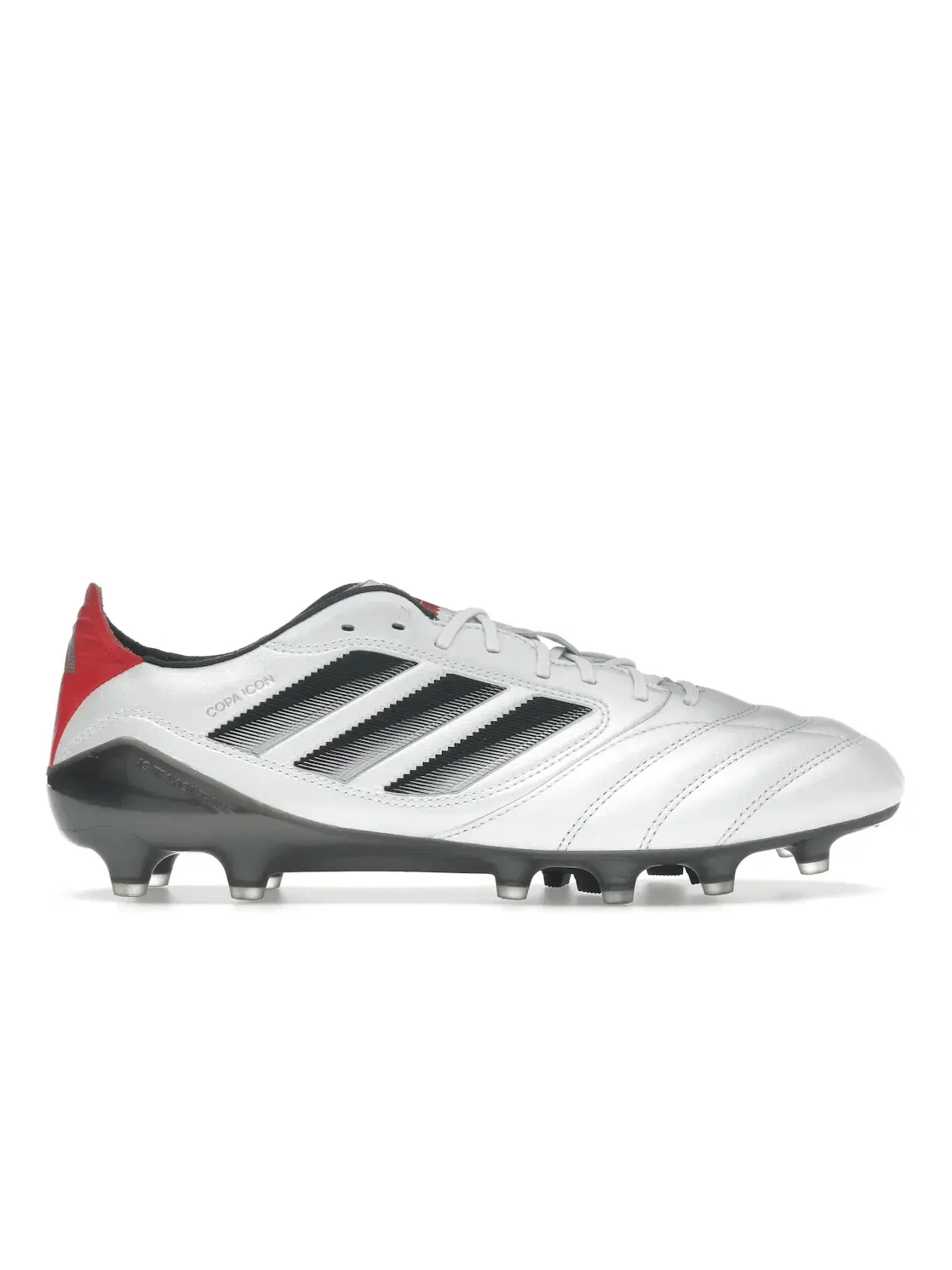 Мужские бутсы с высоким качеством кожи Adidas Copa Icon 2 FG — изображение 1 из 4, белый черный
