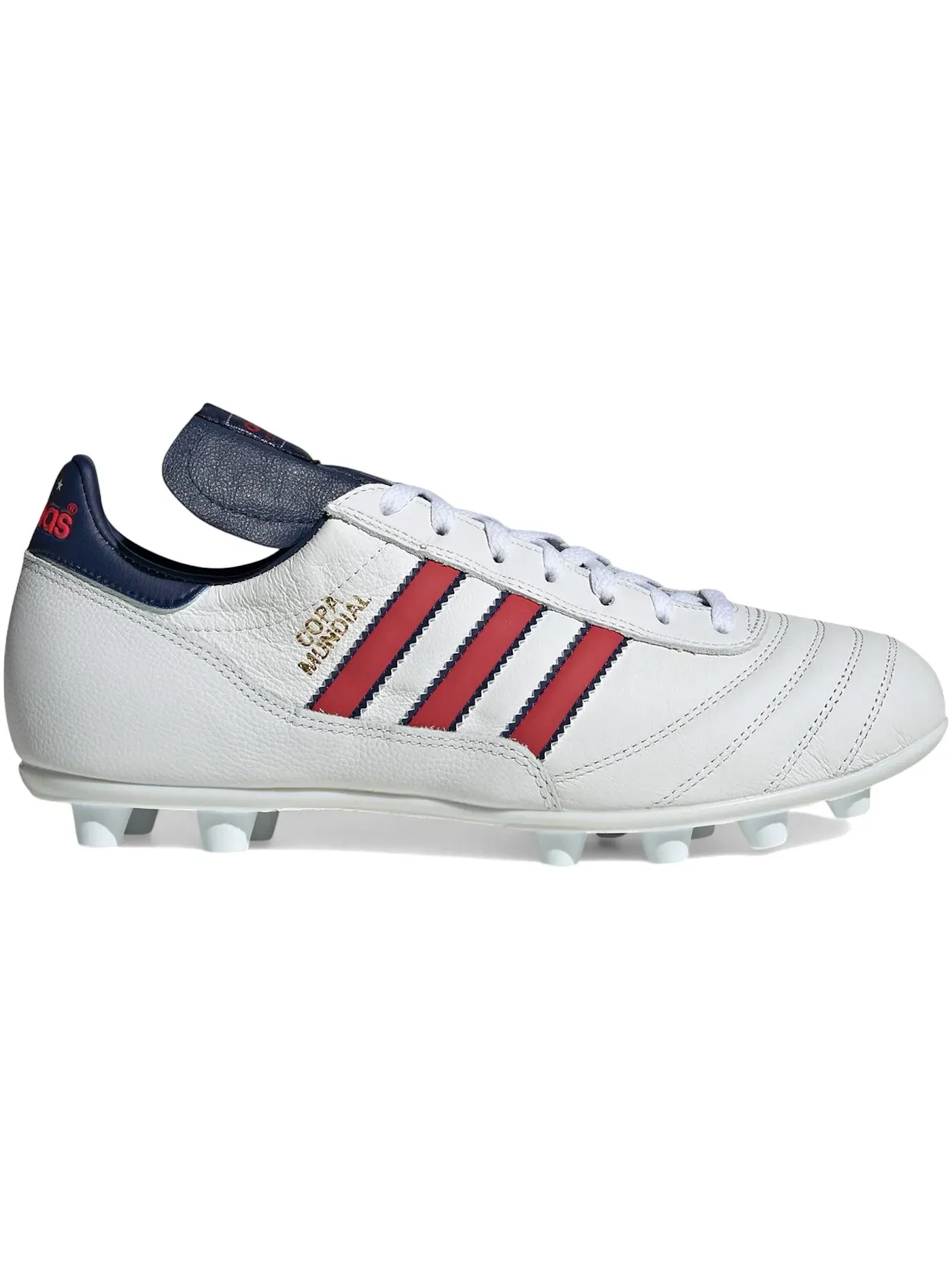 Мужские бутсы с длинным рукавом Adidas Copa Mundial FG — изображение 1 из 1, белый//темный синий