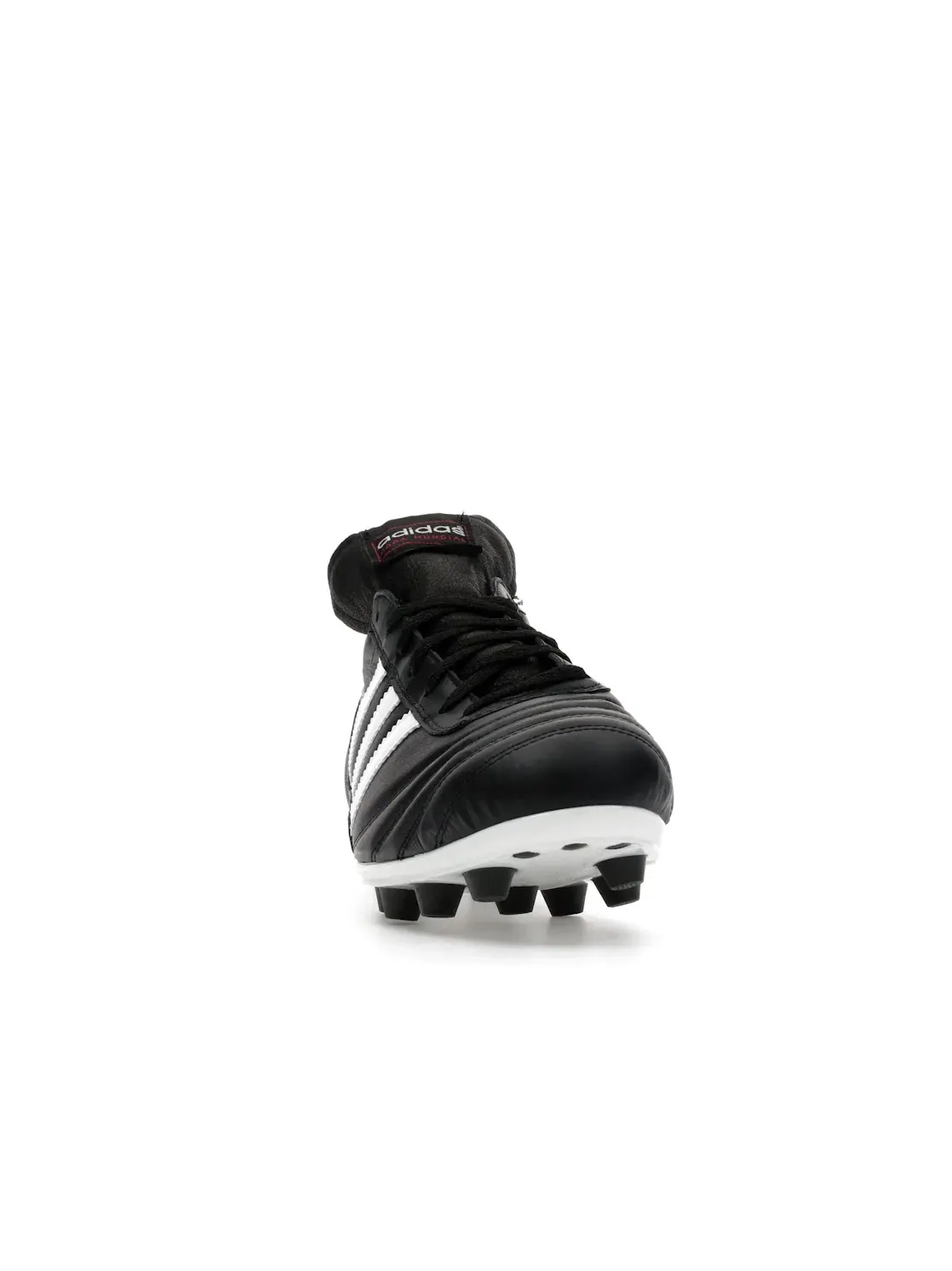 Мужские бутсы из кожи с длинным рукавом Adidas Copa Mundial Leather — изображение 2 из 4, черный/белый/черный