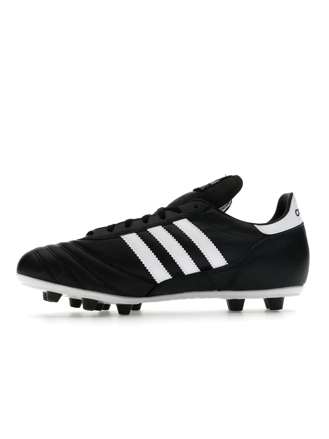 Мужские бутсы из кожи с длинным рукавом Adidas Copa Mundial Leather — изображение 3 из 4, черный/белый/черный