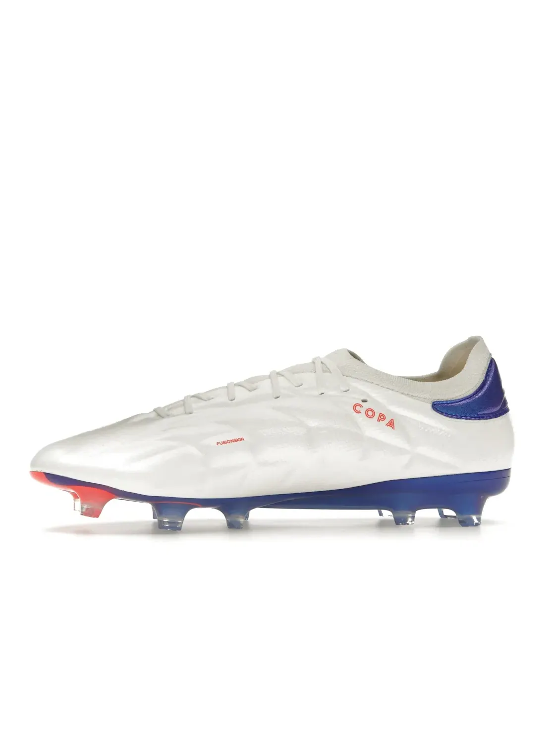 Мужские бутсы с высоким качеством Adidas Copa Pure 2 Elite KT FG — изображение 3 из 4, белый синий красный