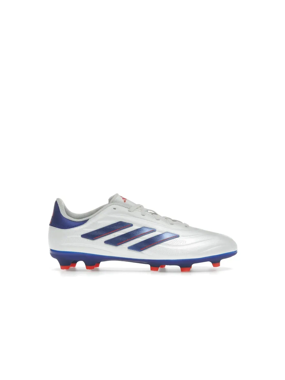 Детские бутсы футбольные с фиксированной подошвой Adidas Copa Pure 2 League FG — изображение 1 из 4, белый синий красный