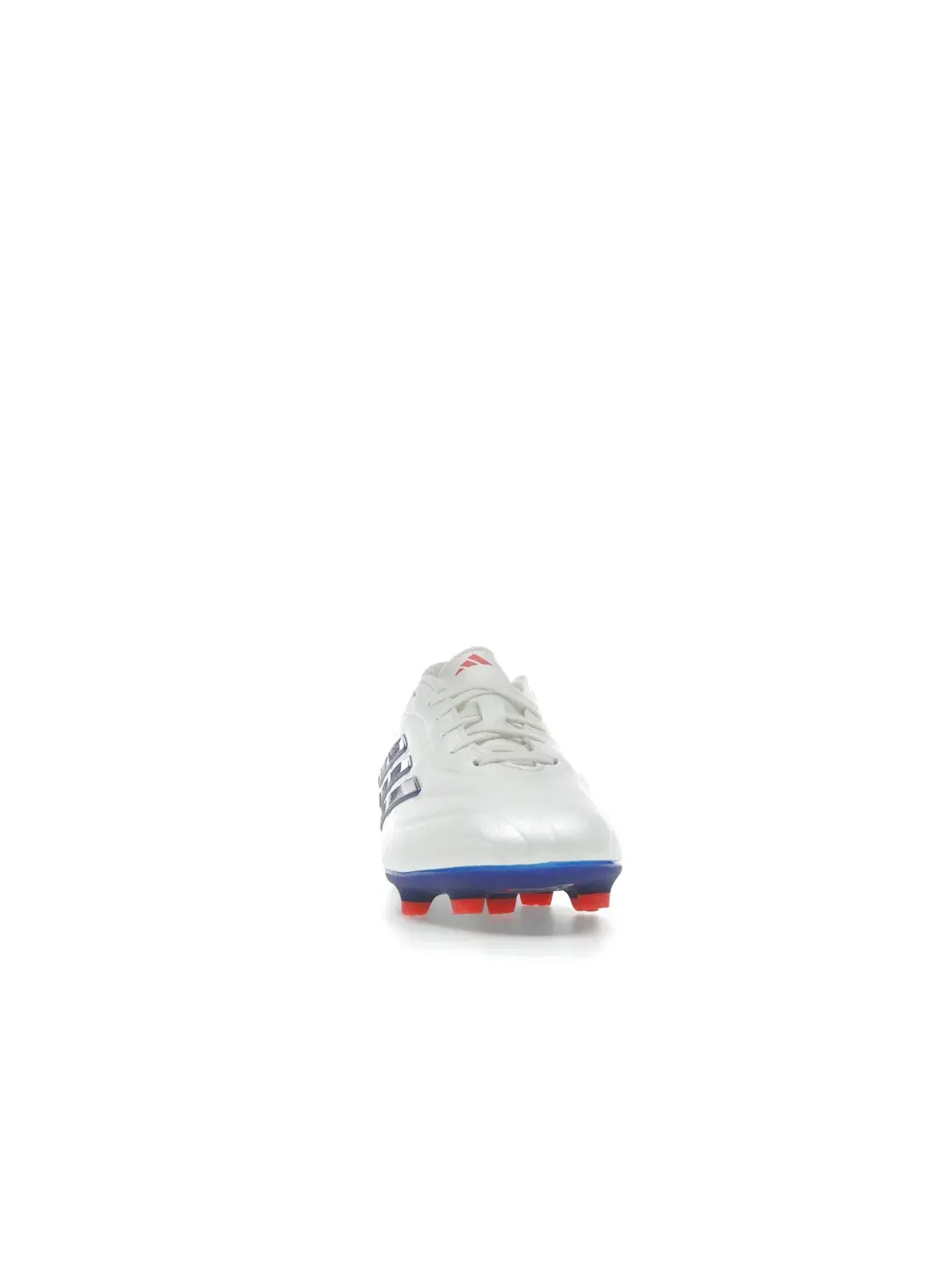 Детские бутсы футбольные с фиксированной подошвой Adidas Copa Pure 2 League FG — изображение 2 из 4, белый синий красный
