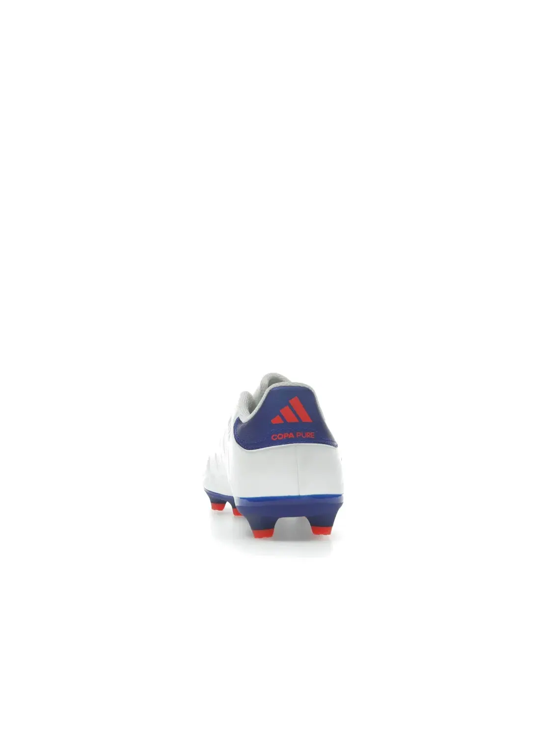 Детские бутсы футбольные с фиксированной подошвой Adidas Copa Pure 2 League FG — изображение 4 из 4, белый синий красный
