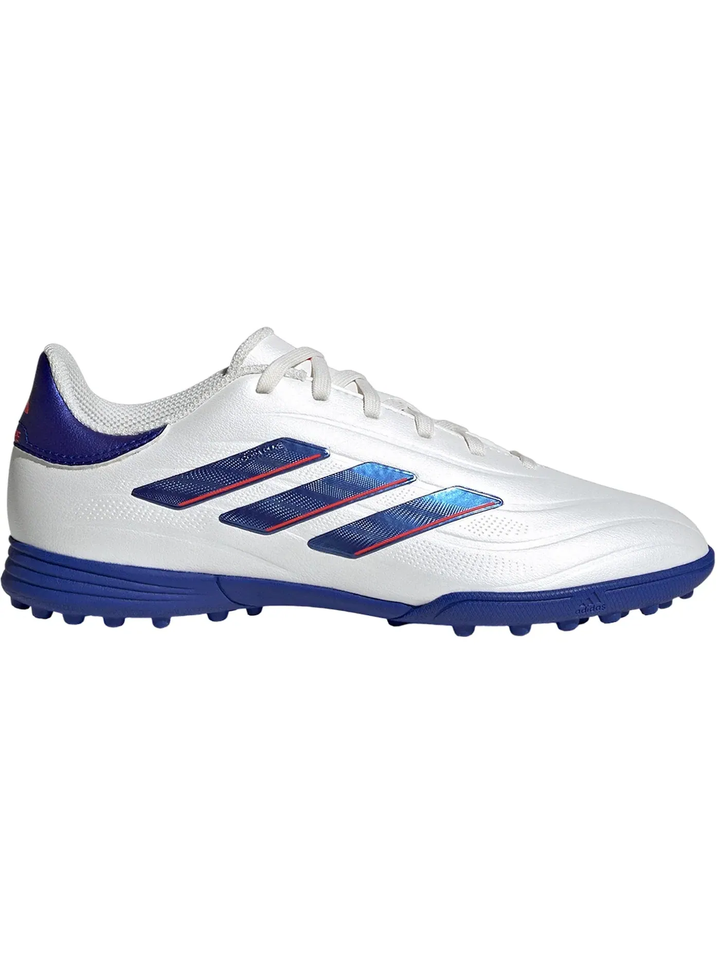 Детские бутсы для футбола с покрытием Turf Adidas Copa Pure 2 League — изображение 1 из 1, белый синий красный