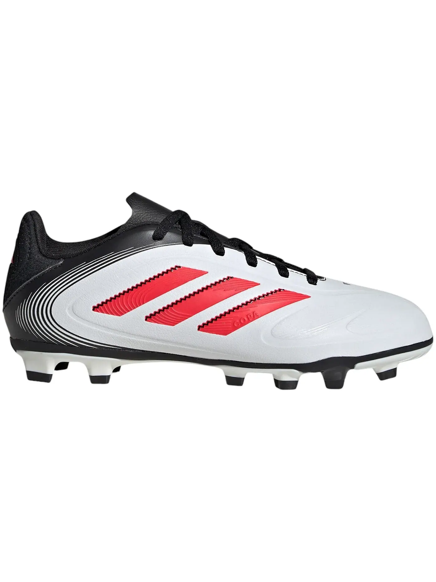 Детские бутсы Adidas Copa Pure 3 Club FG/MG — изображение 1 из 1, белый красный черный