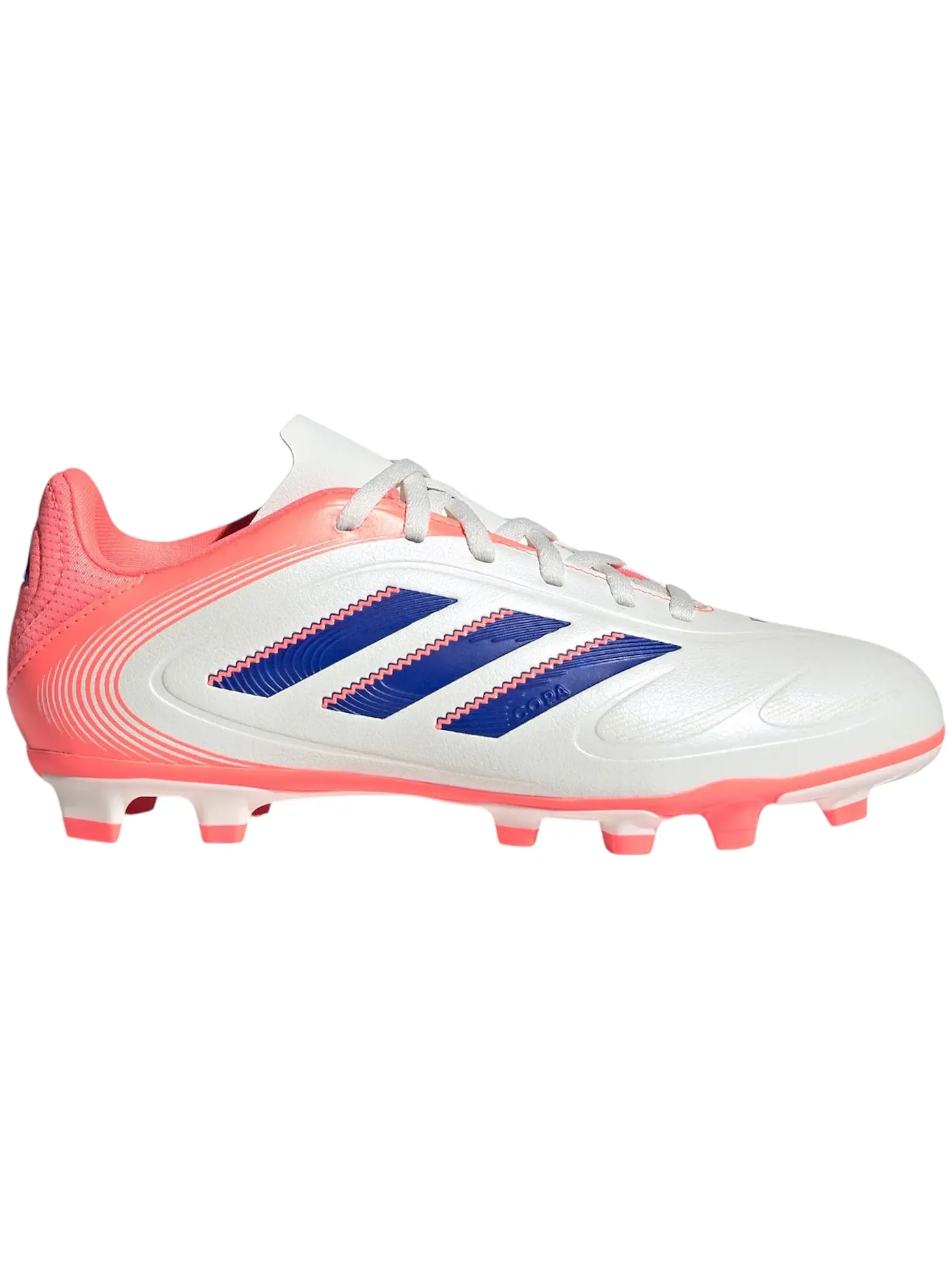 Детские бутсы с твердым грунтом Adidas Copa Pure 3 Club FG/MG — изображение 1 из 1, белый синий