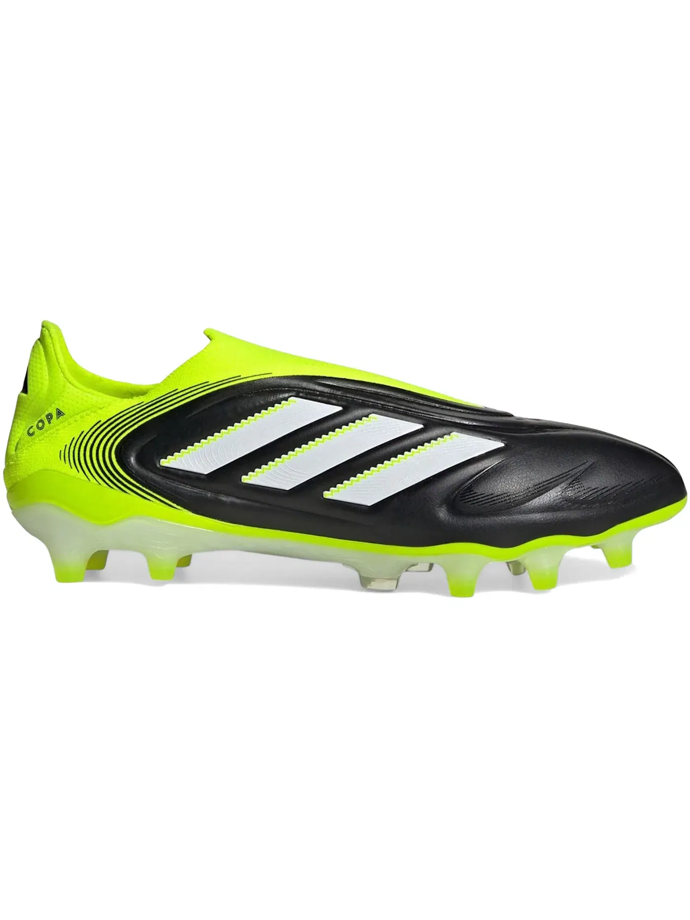 Мужские бутсы для футбола с натуральной кожи Adidas Copa Pure 3 Elite FG — изображение 1 из 1, черный/белый