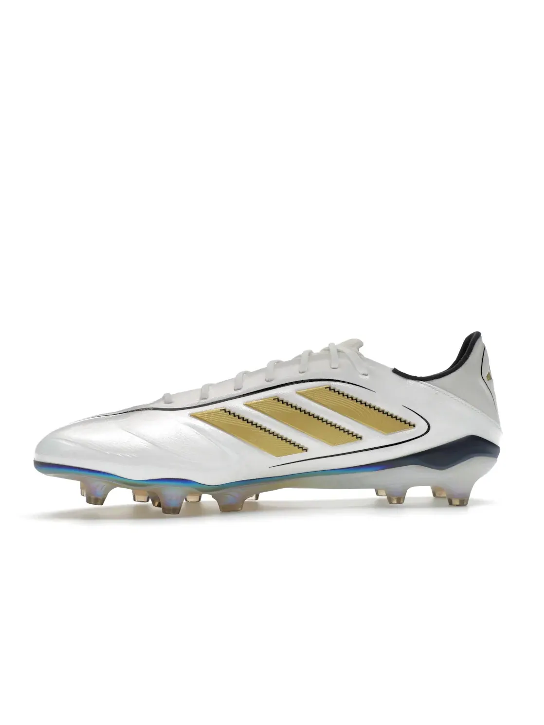 Мужские бутсы с принтом Adidas Copa Pure 3 Elite FG — изображение 3 из 4, белый/золотистый/черный