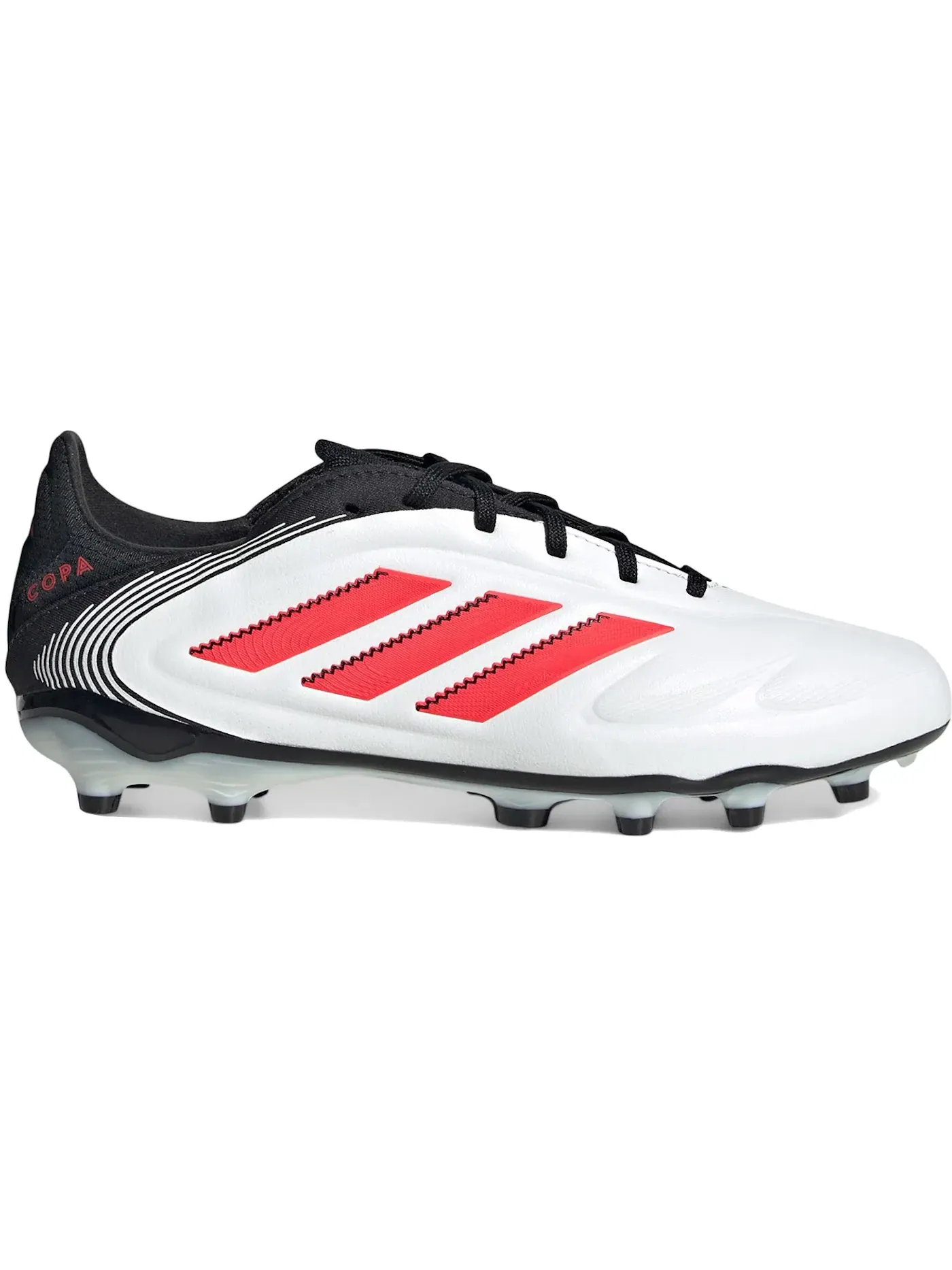 Детские бутсы с длинным рукавом Adidas Copa Pure 3 Elite FG/MG — изображение 1 из 1, белый красный черный