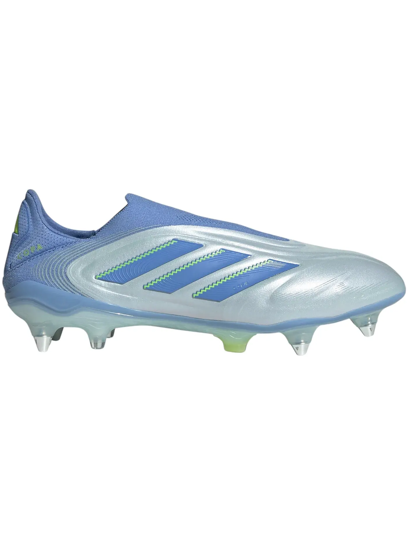 Мужские бутсы с безшнуровкой Adidas Copa Pure 3 Elite Laceless SG — изображение 1 из 1, синий/синий
