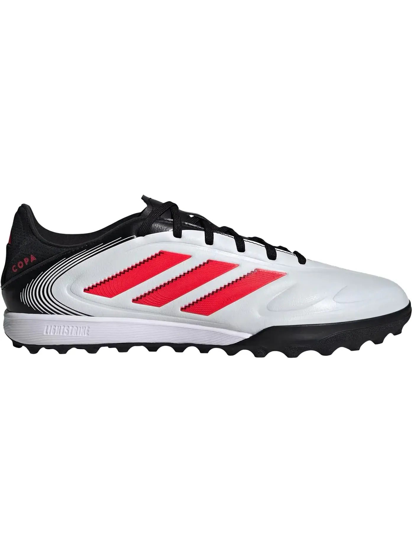 Мужские бутсы с синтетическим верхом Adidas Copa Pure 3 League TF — изображение 1 из 1, белый/красный/черный