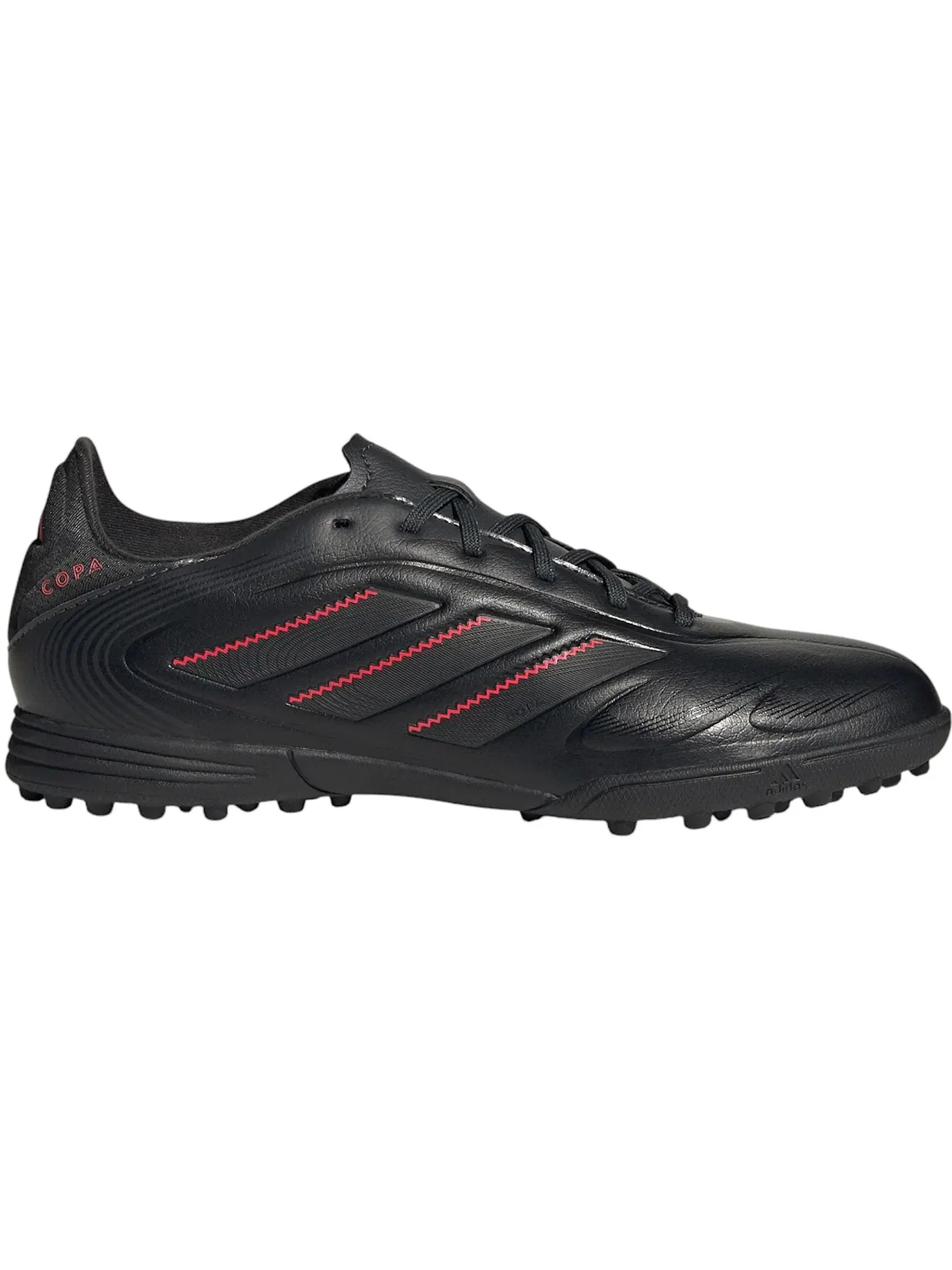 Детские бутсы для футбола на искусственном покрытии Adidas Copa Pure 3 League Turf — изображение 1 из 1, черный//красный