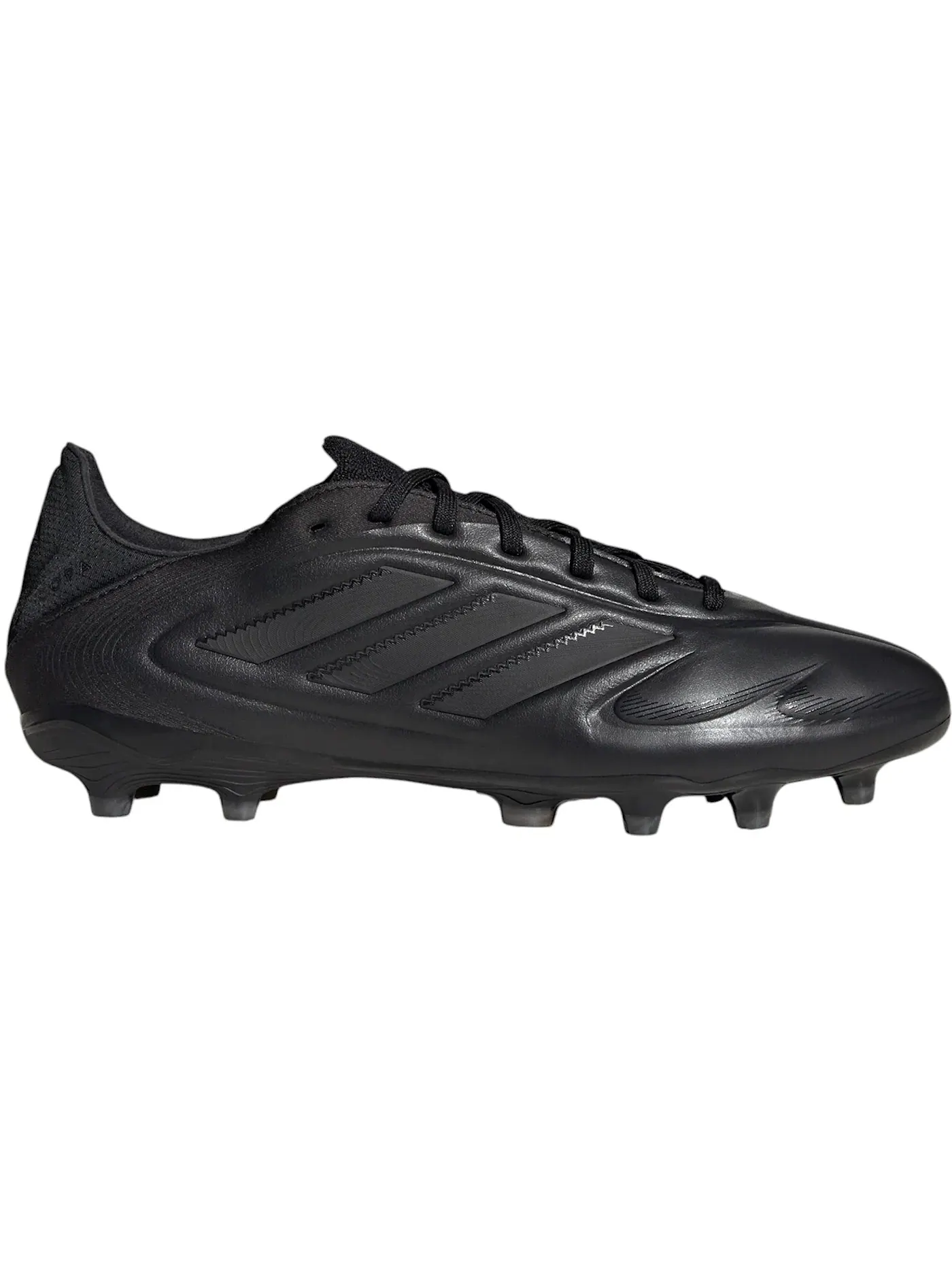 Мужские бутсы для футбола с высоким качеством кожи Adidas Copa Pure 3 Pro FG — изображение 1 из 1, черный черный металлик
