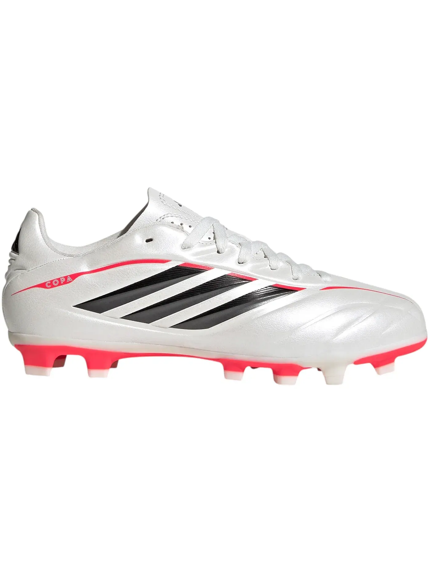 Детские бутсы с шипами Adidas Copa Pure 4 Club FG/MG — изображение 1 из 1, металлик черный красный