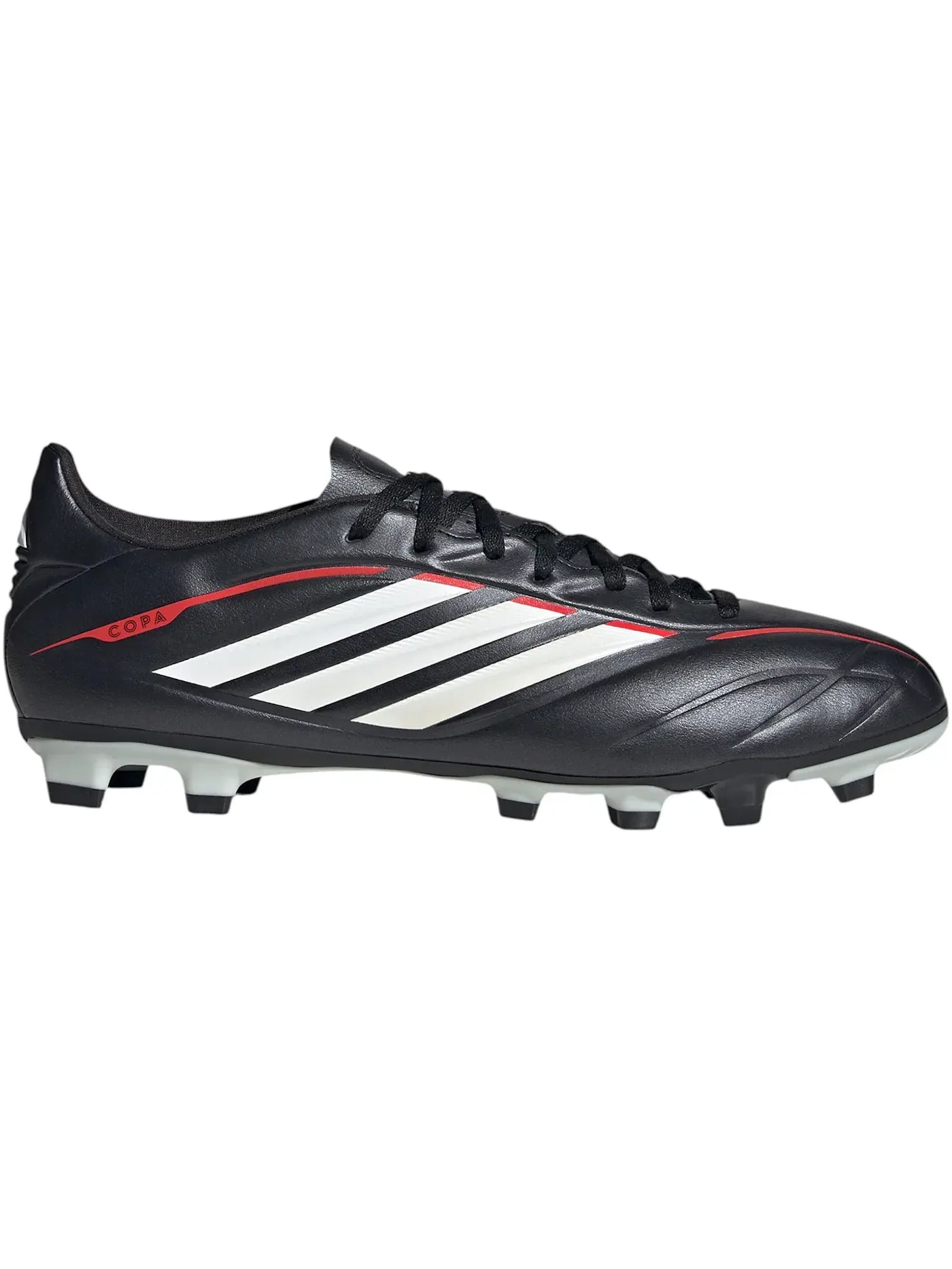 Мужские бутсы с длинным рукавом Adidas Copa Pure 4 Club FG/MG — изображение 1 из 1, черный белый красный