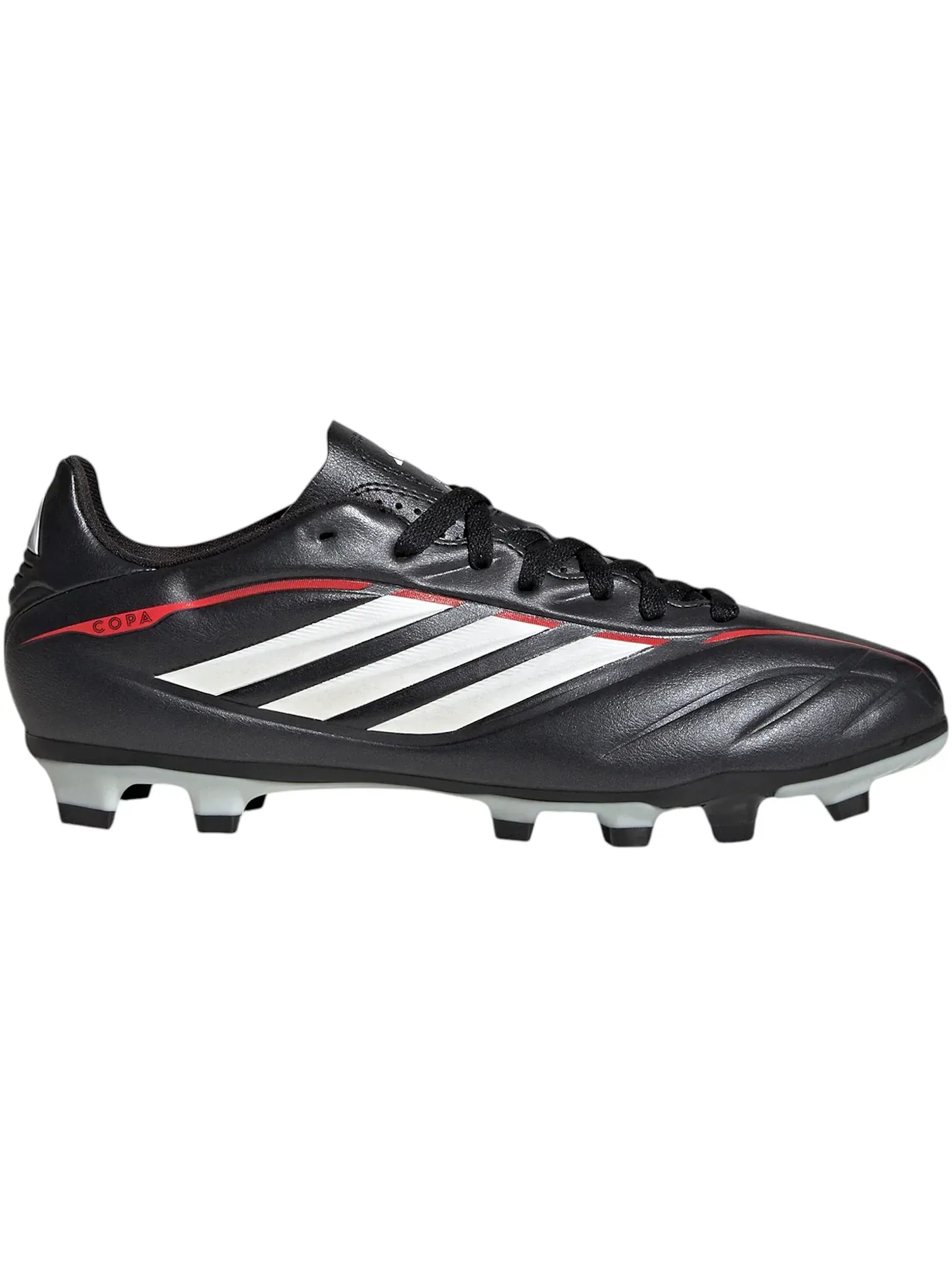 Детские бутсы с длинным рукавом Adidas Copa Pure 4 Club FG/MG — изображение 1 из 1, черный белый красный