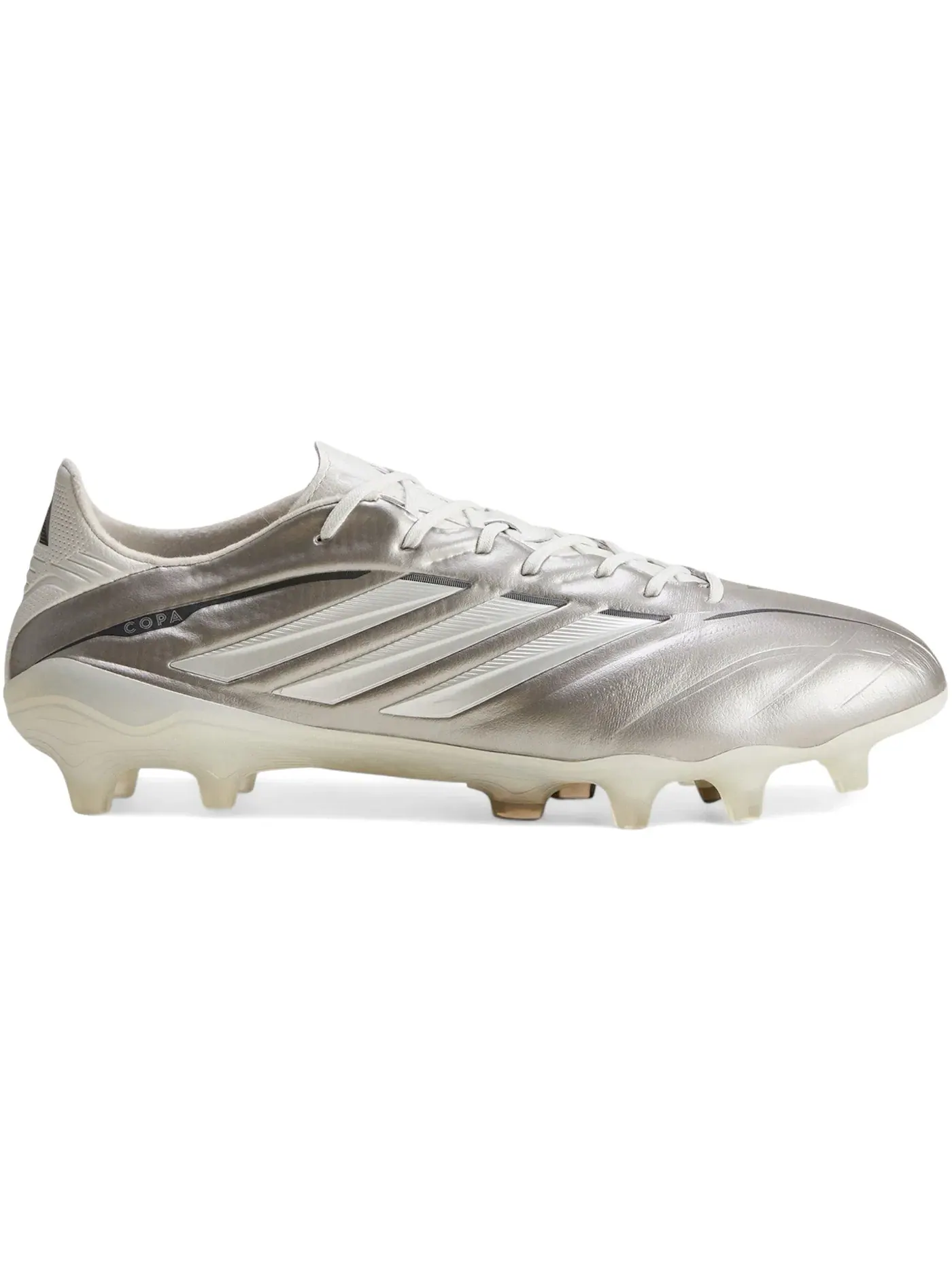 Мужские бутсы с высоким качеством Adidas Copa Pure 4 Elite FG, Taupe Metallic/Zero Metallic/Night Metallic