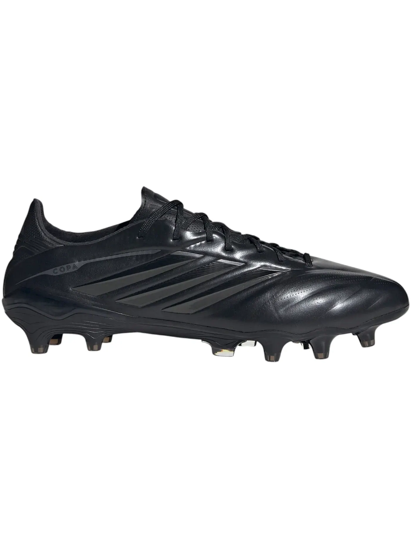 Мужские бутсы с фиксированной подошвой Adidas Copa Pure 4 Elite FG — изображение 1 из 1, черный//металлик