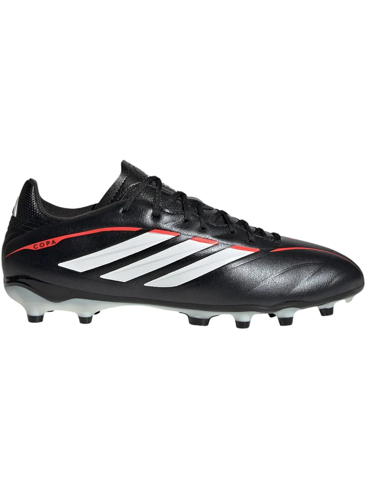 Детские бутсы FG с принтом Adidas Copa Pure 4 League — изображение 1 из 1, черный/белый/красный