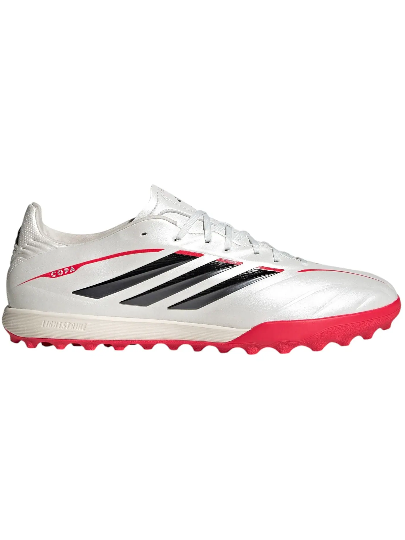 Мужские бутсы с длинным рукавом Adidas Copa Pure 4 League TF — изображение 1 из 1, металлик черный красный