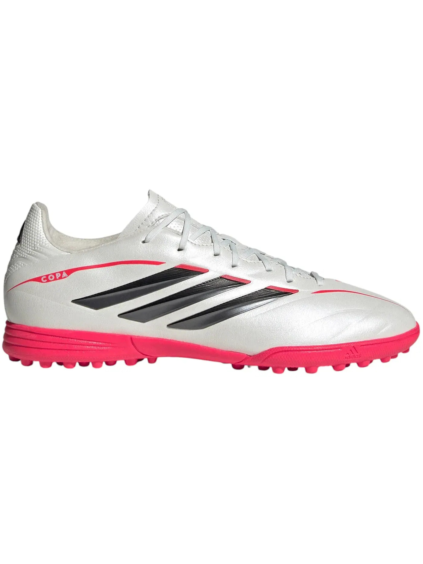 Детские бутсы для мальчиков с синтетическим верхом Adidas Copa Pure 4 League TF — изображение 1 из 1, металлик/черный/красный
