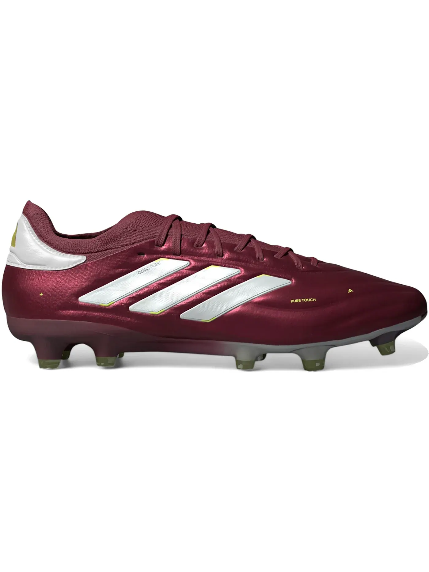 Мужские бутсы с высоким верхом Adidas Copa Pure II+ FG — изображение 1 из 1, красный белый желтый