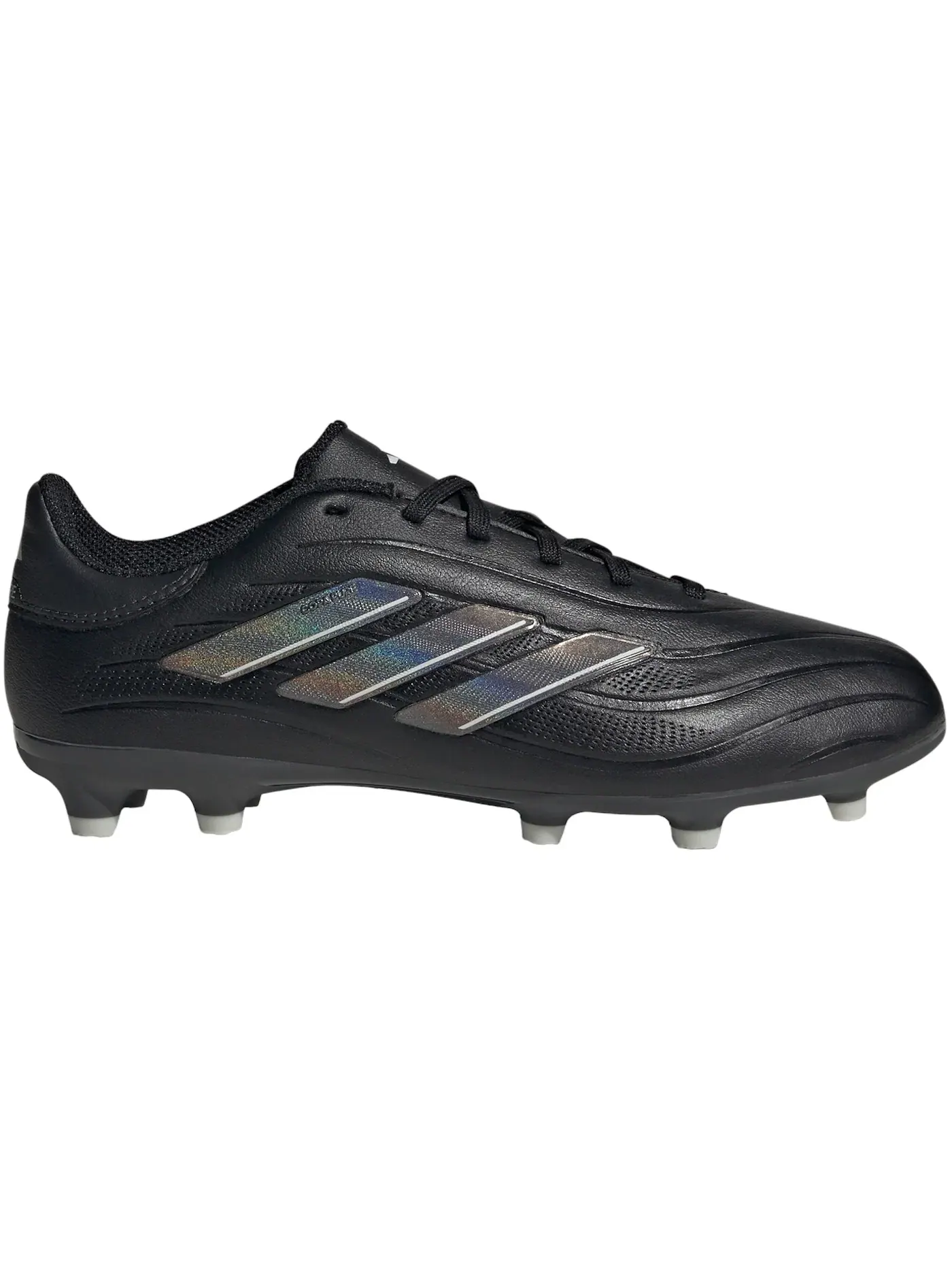 Детские бутсы для футбола с фиксированной подошвой Adidas Copa Pure II League FG — изображение 1 из 1, черный серый
