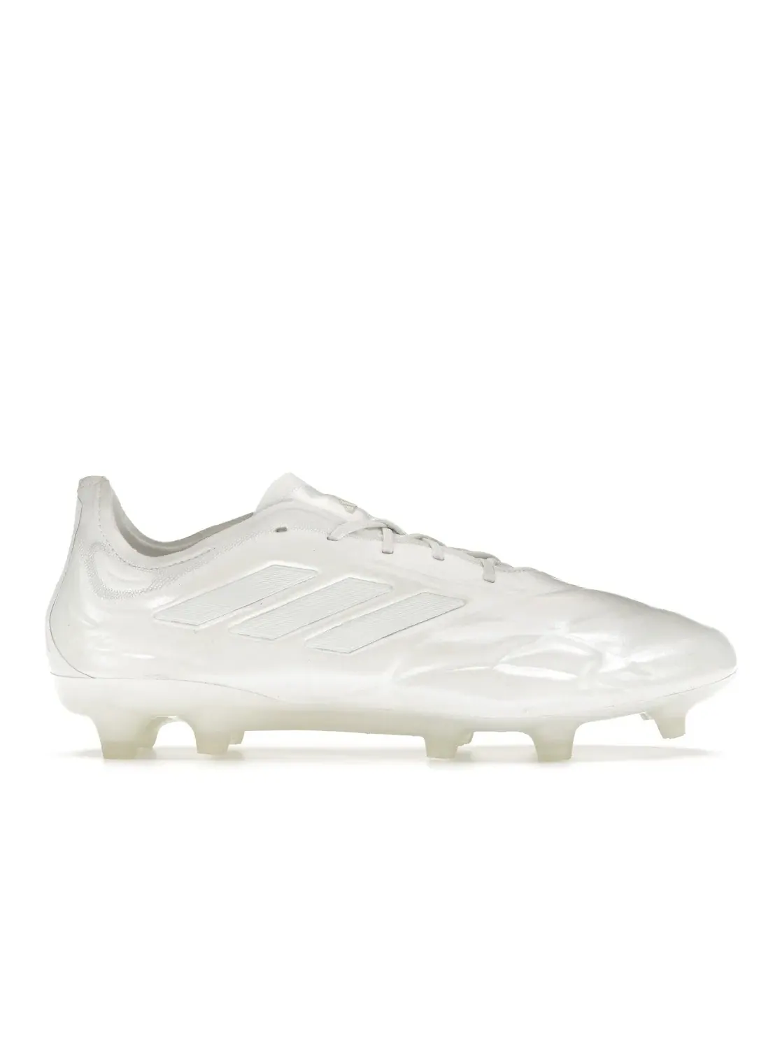 Мужские бутсы с высоким качеством Adidas Copa Pure.1 FG — изображение 1 из 4, белый/белый/металлик