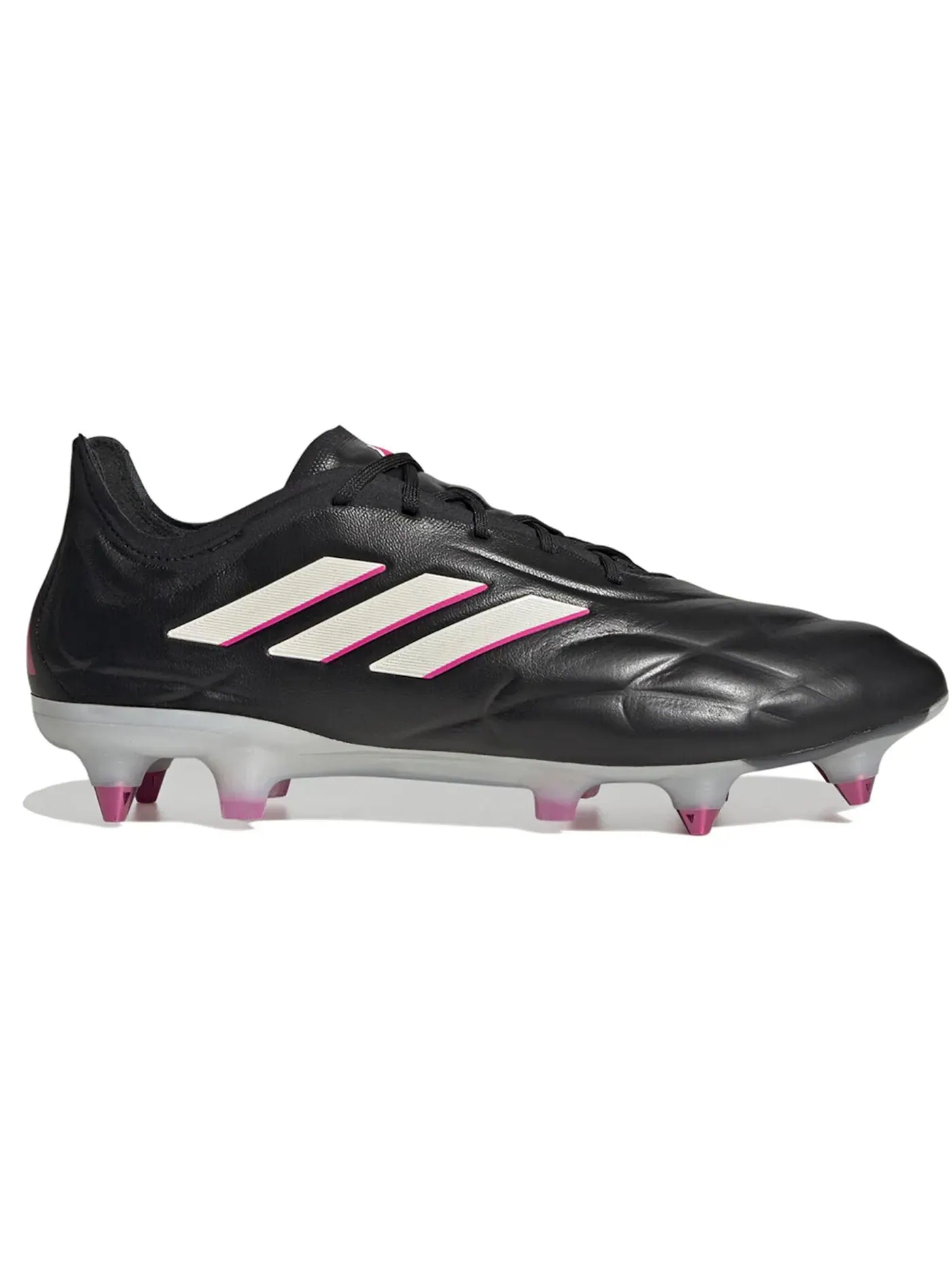Мужские бутсы с длинным рукавом Adidas Copa Pure.1 SG — изображение 1 из 3, черный//розовый