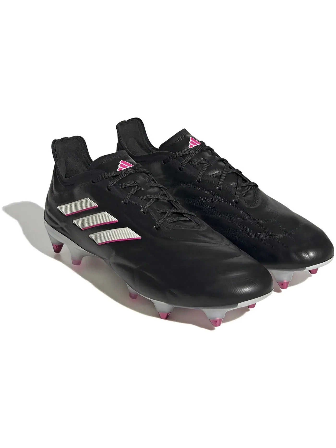 Мужские бутсы с длинным рукавом Adidas Copa Pure.1 SG — изображение 2 из 3, черный//розовый