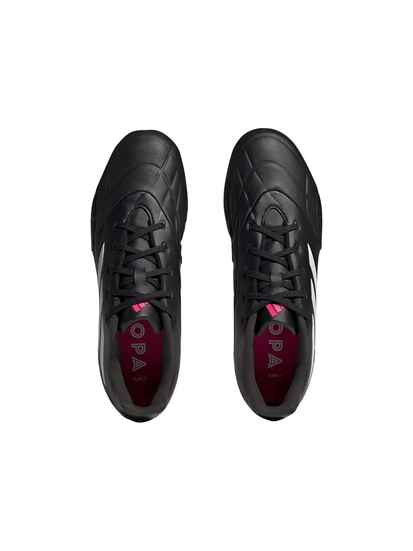 Мужские бутсы с длинным рукавом Adidas Copa Pure.3 FG — изображение 2 из 3, черный/металлик/розовый
