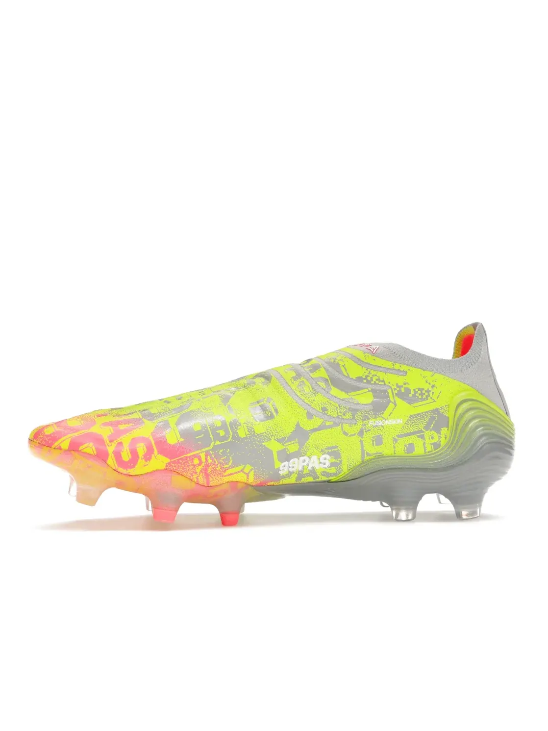 Мужские бутсы с длинным рукавом Adidas Copa Sense+ FG — изображение 3 из 4, прозрачный/белый/желтый