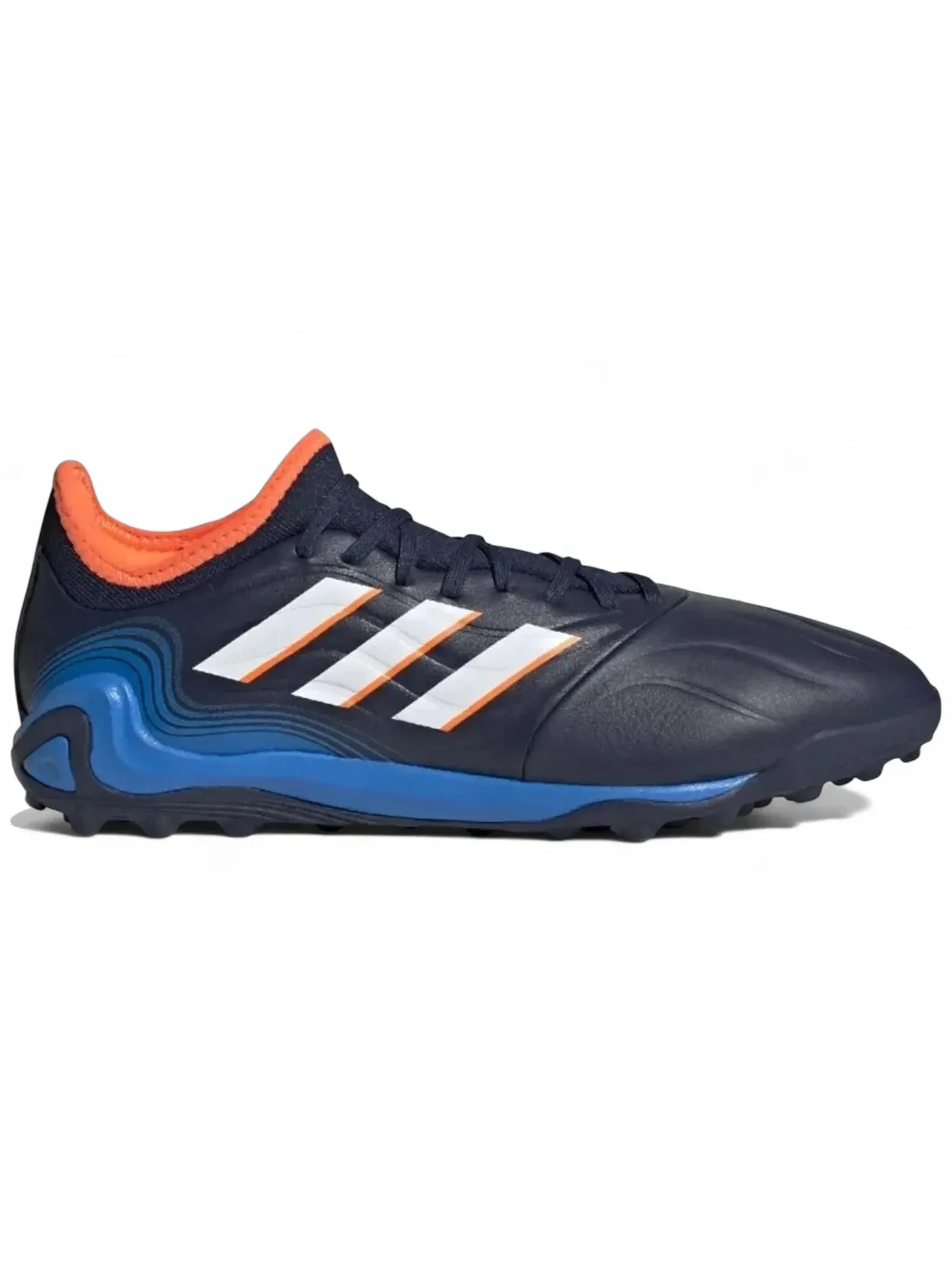 Мужские бутсы для футбола с длинным рукавом Adidas Copa Sense.3 TF — изображение 1 из 1, темно-синий/белый/синий