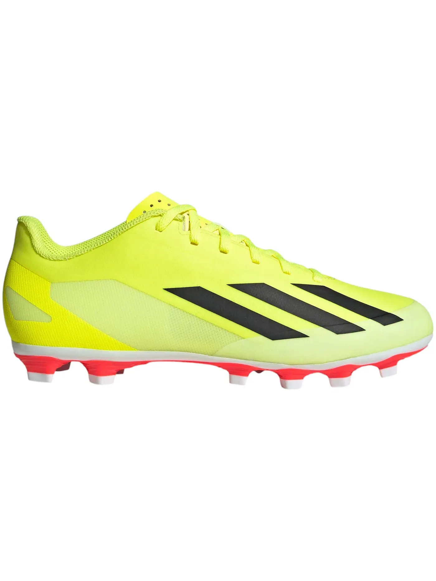 Мужские бутсы для игры на твердом грунте с шнуровкой Adidas X Crazyfast Club FG — изображение 1 из 1, желтый/черный/белый