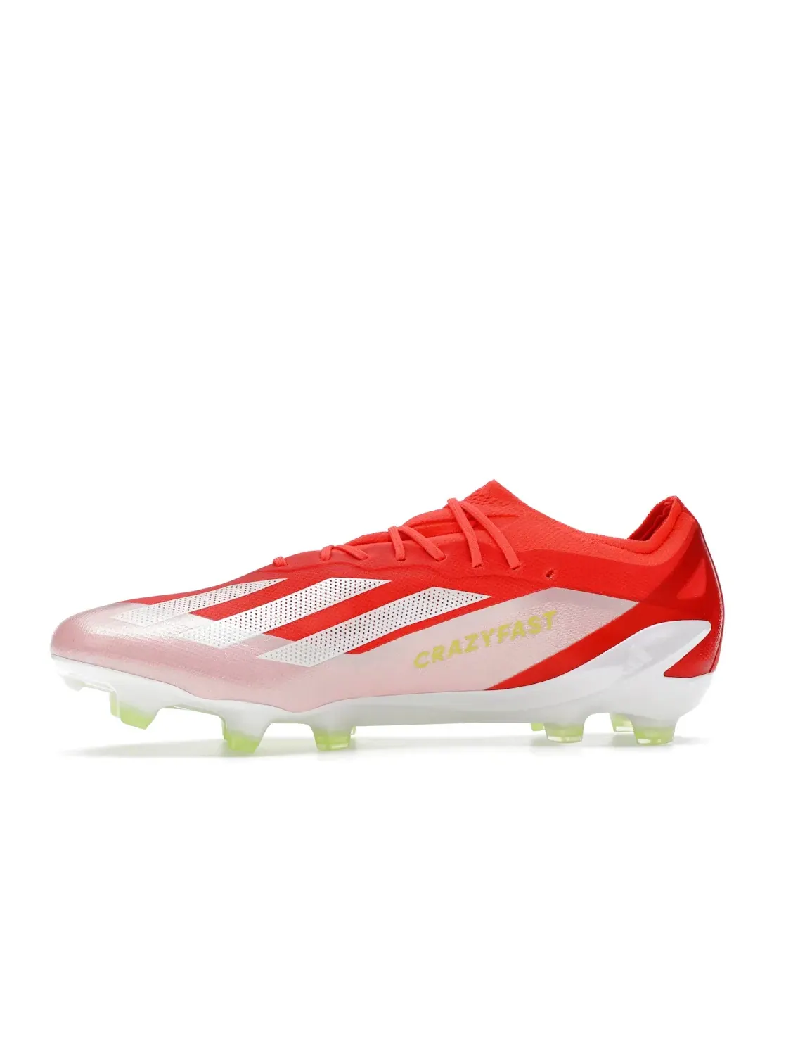 Мужские бутсы с фиксированными шипами Adidas Crazyfast Elite FG — изображение 3 из 4, красный/белый/желтый