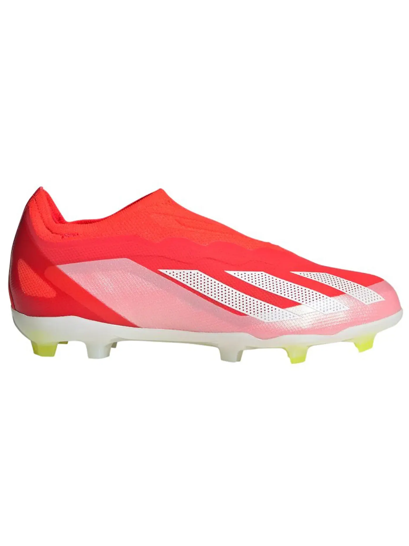 Мужские бутсы без шнуровки Crazyfast Elite Laceless FG Adidas — изображение 1 из 1, красный белый желтый