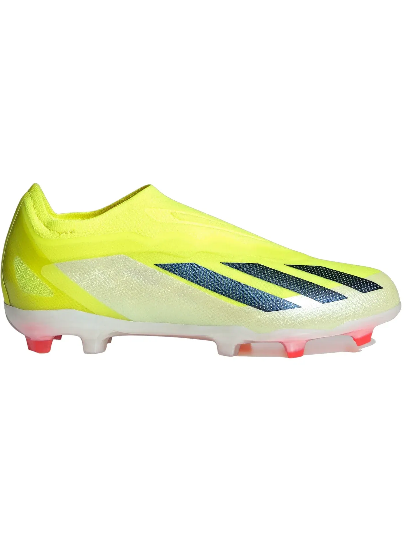 Детские бутсы для футбола без шнуровки Adidas Crazyfast Elite Laceless FG — изображение 1 из 1, желтый черный белый