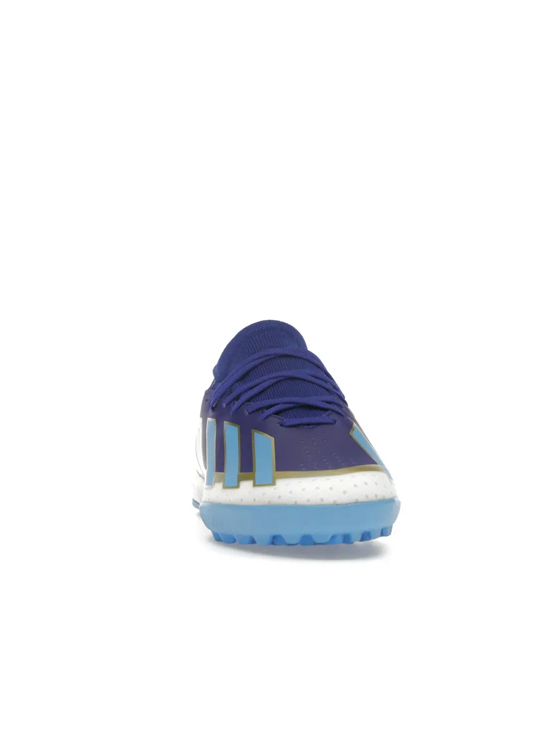 Мужские бутсы для игры на искусственном покрытии Adidas Crazyfast Messi League Turf — изображение 2 из 4, синий/синий/белый