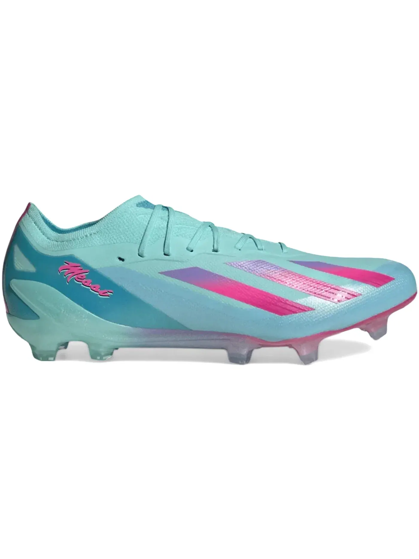 Мужские бутсы Adidas X Crazyfast Messi.1 FG — изображение 1 из 1, голубой/розовый/голубой