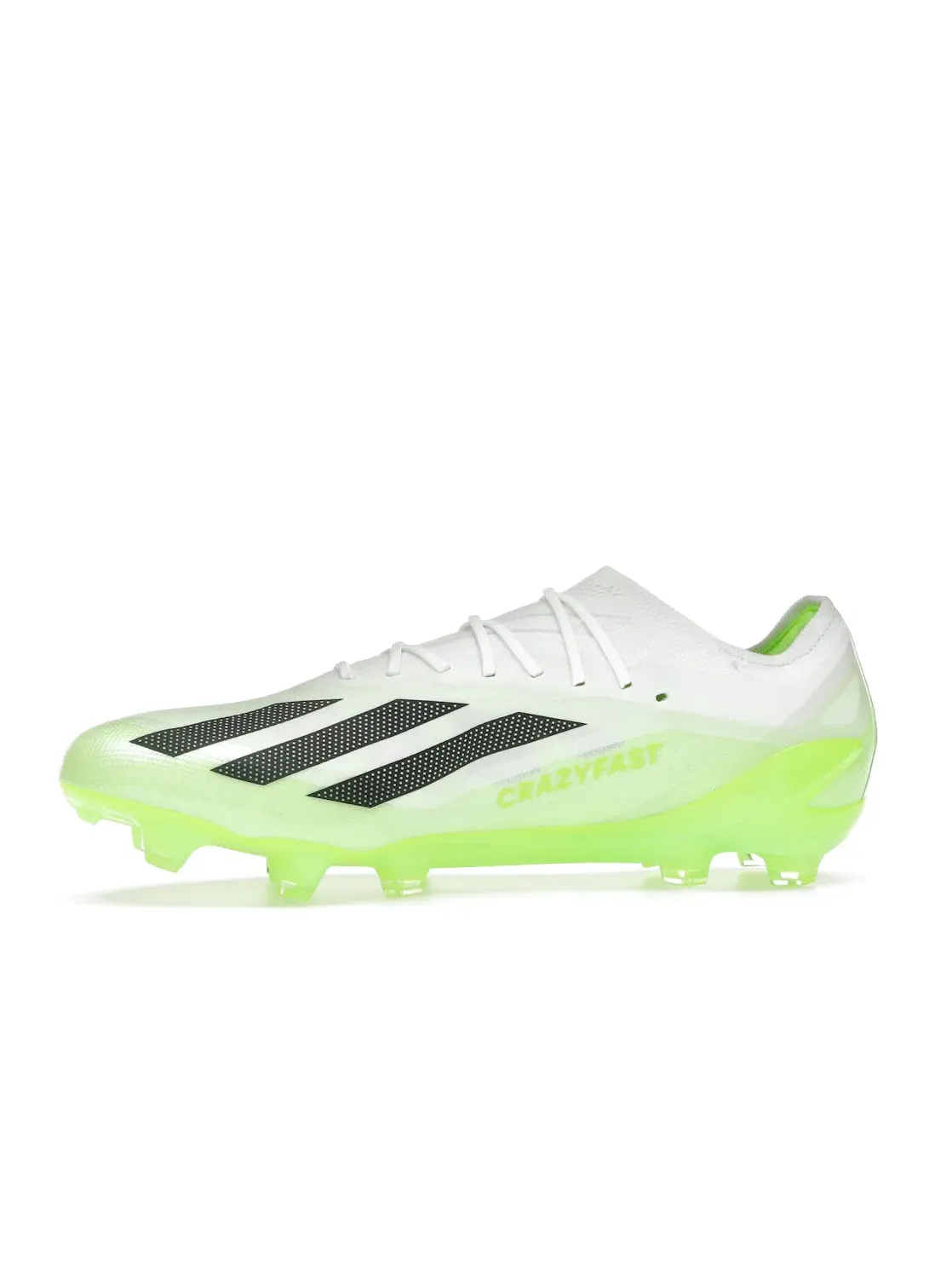 Мужские бутсы с шипами X Crazyfast.1 FG Adidas — изображение 3 из 4, белый черный